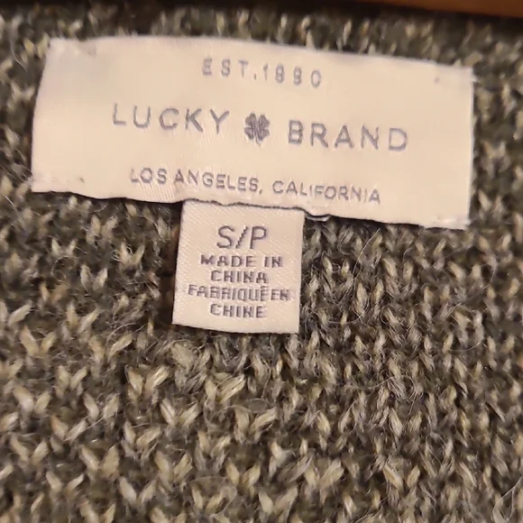 Lucky Brand Camouflage Cardigan Sweater - Picture 5 of 10